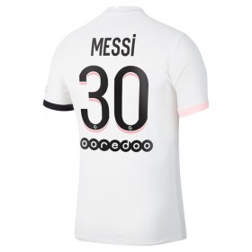 Jalkapallo Pelipaidat Paris Saint-Germain Lionel Messi 30 Vieraspaita 2021-2022 Lyhythihainen